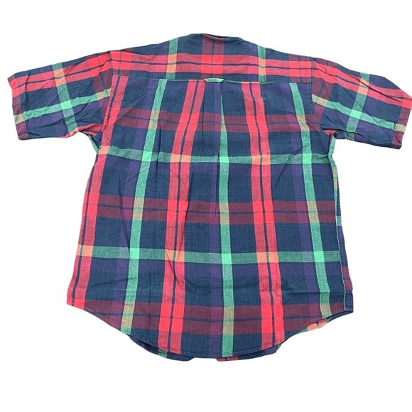 Pendleton 100% Cotton Button Up Plaid SS Shirt, Size M NWT - Picture 5 of 7